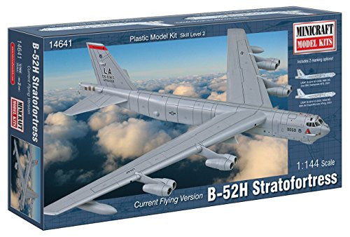 Minicraft B-52H Stratofortress Model Building Kit, 1/144 Scale