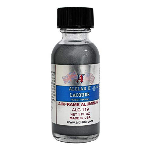 Alclad II Lacquers Airframe Aluminum 1oz Paints ALC-119