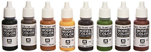 Vallejo Model Color Waffen-SS Camouflage Set Non Toxic 17ml VLJ-70180