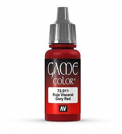 Vallejo Game Color Gory Red Acrylic Non Toxic Paint 17ml VLJ-72011