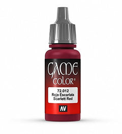 Vallejo Game Color Scarlett Red Acrylic Non Toxic Paint 17ml VLJ-72012