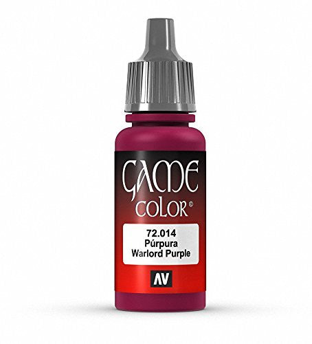 Vallejo Game Color Warlord Purple Acrylic Non Toxic Paint 17ml VLJ-72014