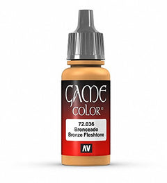 Vallejo Game Color Bronze Fleshtone Acrylic Non Toxic Paint 17ml VLJ-72036