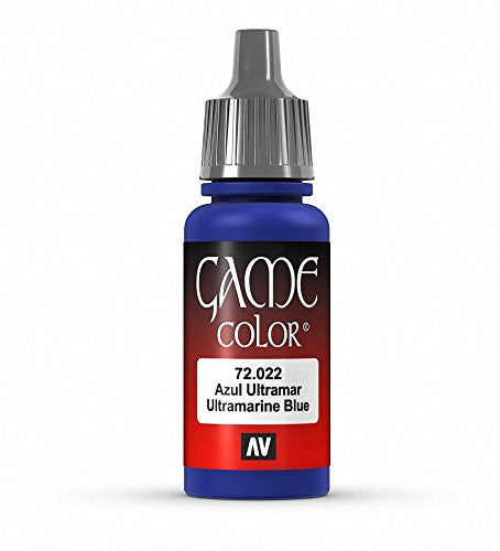 Vallejo Game Color Ultramarine Blue Acrylic Non Toxic Paint 17ml VLJ-72022