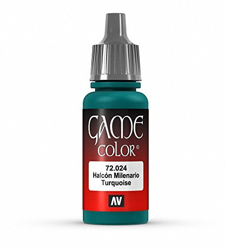 Vallej Game Color Falcon Turquoise Acrylic Non Toxic Paint 17ml VLJ-72024