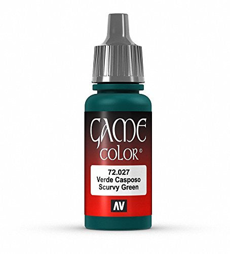 Vallejo Game Color Scruf Green Acrylic Non Toxic Paint 17ml VLJ-72027
