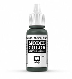 Vallejo Black Green Model Color Paint Regular 17ml VLJ-980