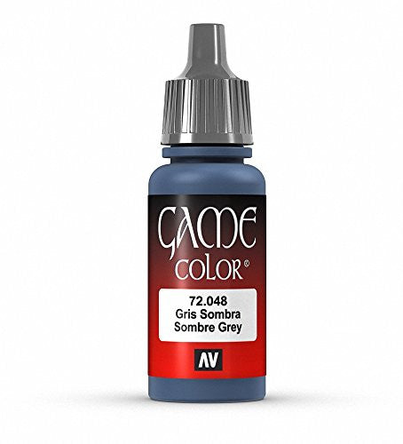 Vallejo Game Color Sombre Grey Acrylic Non Toxic Paint 17ml VLJ-72048