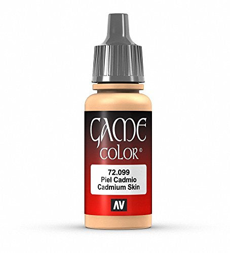 Vallejo Game Color Cadium Skin Acrylic Non Toxic Paint 17ml VLJ-72099