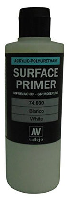 Vallejo White Primer Acrylic Polyurethane Paints Primer 200ml VLJ-74600