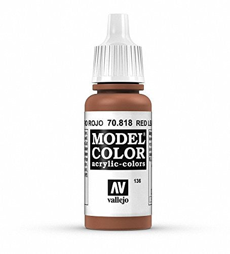 Vallejo Red Leather Paint Regular 17ml VLJ-818