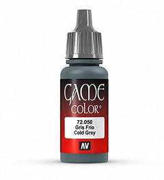 Vallejo Game Color Cold Grey Acrylic Non Toxic Paint 17ml VLJ-72050