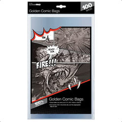 Ultra PRO Golden Age Pack of 100 Comic Book Bags