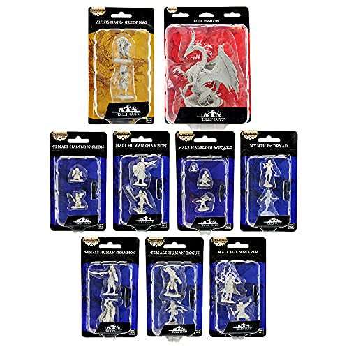 Paizo Dungeons & Dragons Monster Pathfinder Deep Cuts Wave 14 Bundle Unpainted s Miniature WZK90297