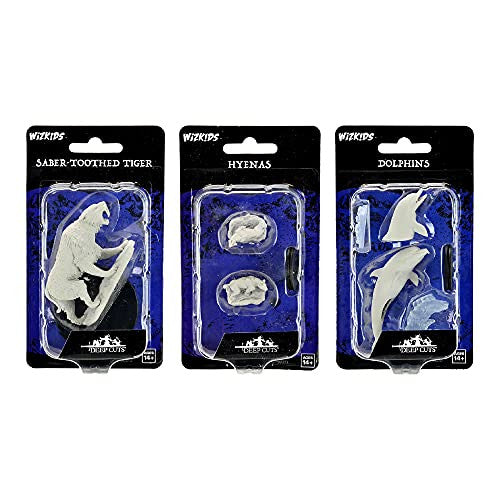 Dungeons & Dragons: Wizkids Monster :WizKids Deep Cuts Wave 14 Bundle - Unpainted s: Miniature