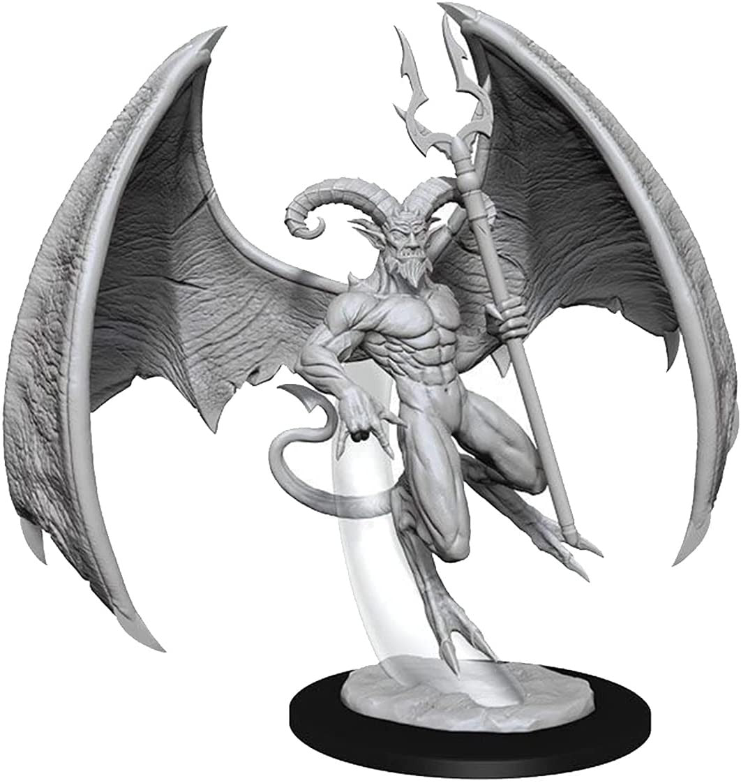 Wizkids Dungeons And Dragons Monster Wizkids Nolzur's Marvelous Unpainted S W14 Horned Devil Miniature D&D WZK90252