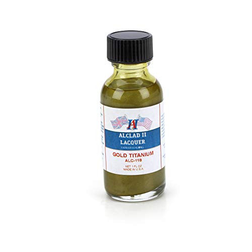 Alclad II Lacquers Gold Titanium 1 oz., ALC118
