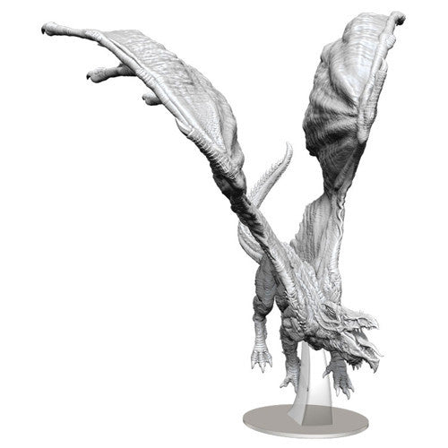 Dungeons and Dragons Wizkids Nolzur's Marvelous Unpainted s W15 Adult White Dragon Miniature D&D WZK90325