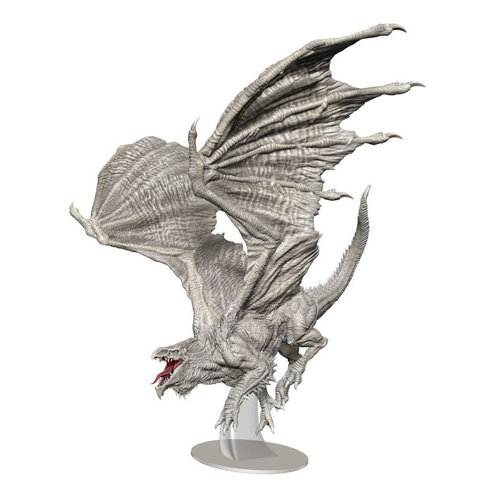 Dungeons and Dragons Wizkids Nolzur's Marvelous Unpainted s W15 Adult White Dragon Miniature D&D WZK90325