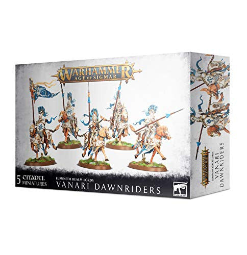 Games Workshop Warhammer Age of Sigmar Grand Alliance OrderLumineth Realm-Lords Vanari Dawnriders 87-60