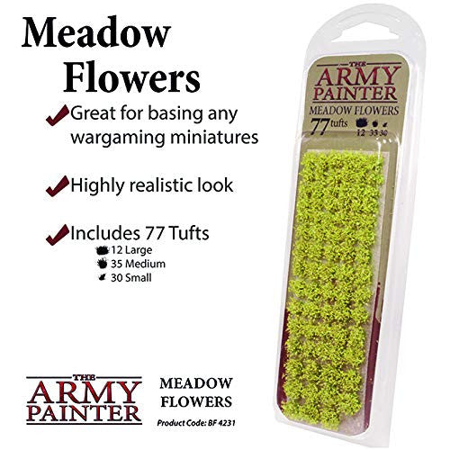 The Army Painter Meadow Flowers 77 Tuft in 3 Sizes BF4231