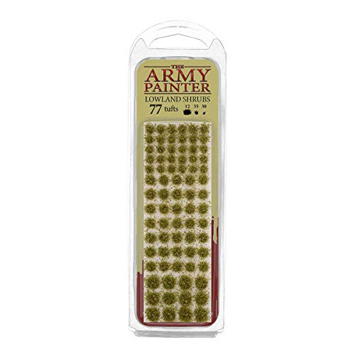 The Army Painter Battlefield Lowland Shrubs 77 Tuft in 3 Sizes BF4232