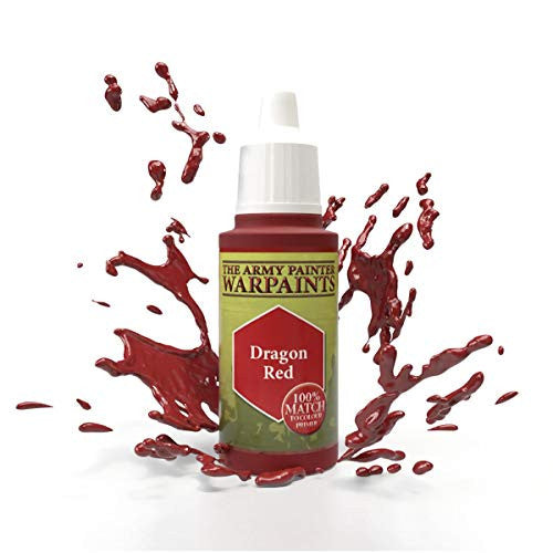 The Army Painter Warpaint Dragon Red Non Toxic Acrylic Paints 18ml WP1105