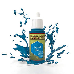 The Army Painter Warpaint Crystal Blue Non Toxic Acrylic Paints 18ml WP1114