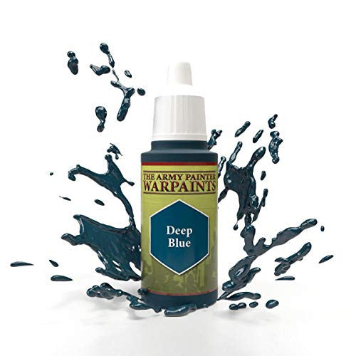 The Army Painter Warpaint Deep Blue Non Toxic Acrylic Paints 18ml WP1116