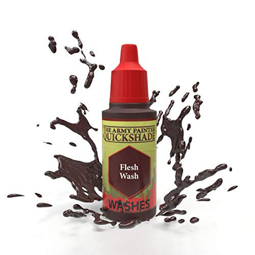 The Army Painter Quickshade Flesh Wash Non Toxic Wash Paint 18ml WP1143