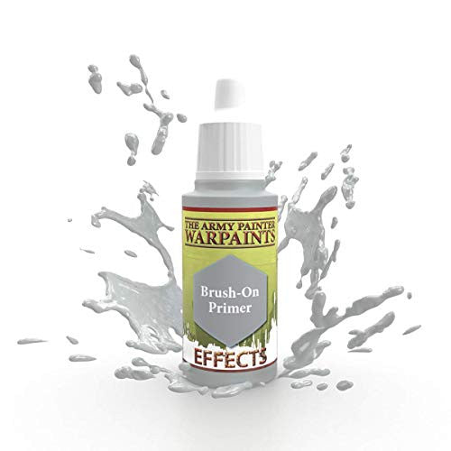 The Army Painter Warpaint Effects Brush-On Grey Primer Non Toxic Acrylic Paints 18ml WP1472