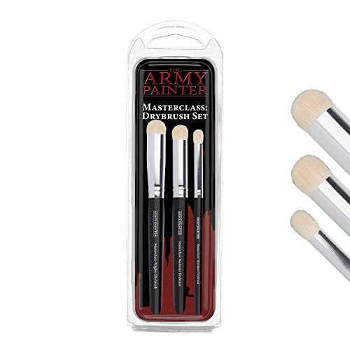 The Army Painter Masterclass Drybrush Set in 3 Sizes TL5054