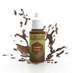 The Army Painter Warpaint Leather Brown Non Toxic Acrylic Paints 18ml WP1123