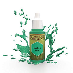 The Army Painter Warpaint Kraken Skinn Non Toxic Acrylic Paints 18ml WP1435