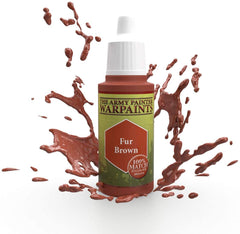 The Army Painter Warpaint Fur Brown Non Toxic Acrylic Paints 18ml WP1122