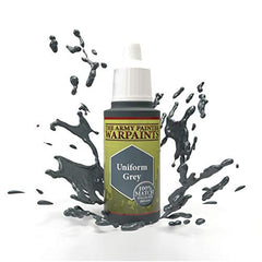 The Army Painter Warpaint Uniform Grey Non Toxic Acrylic Paints 18ml WP1118