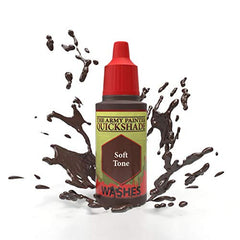 The Army Painter Quickshade Soft Tone Non Toxic Wash 18ml Paint WP1134