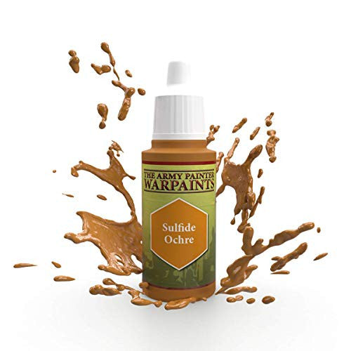 The Army Painter Warpaint Sulfide Ochre Non Toxic Acrylic Paints 18ml WP1456