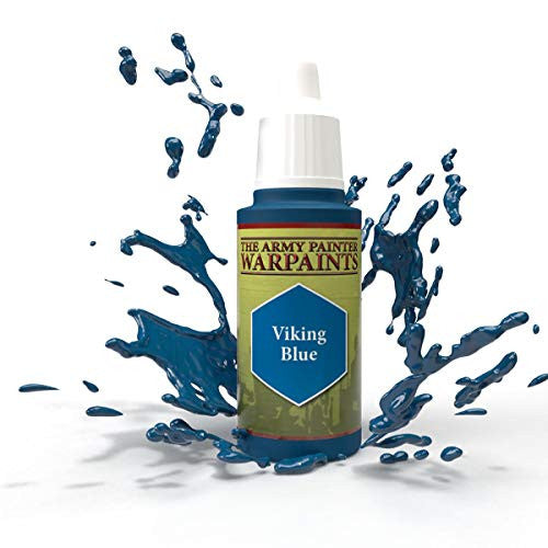 The Army Painter Warpaint Viking Blue Non Toxic Acrylic Paints 18ml WP1462