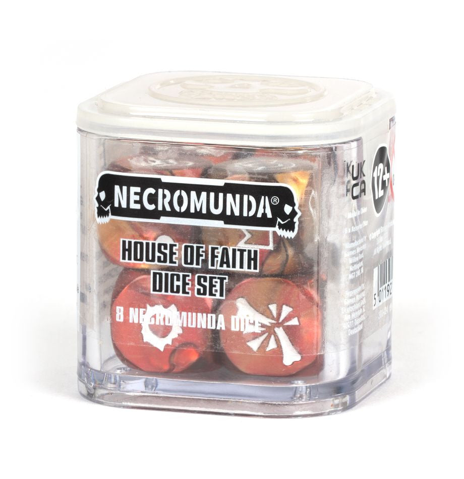 Games Workshop Warhammer 40K Necromunda House of Faith Dice Set 300-24