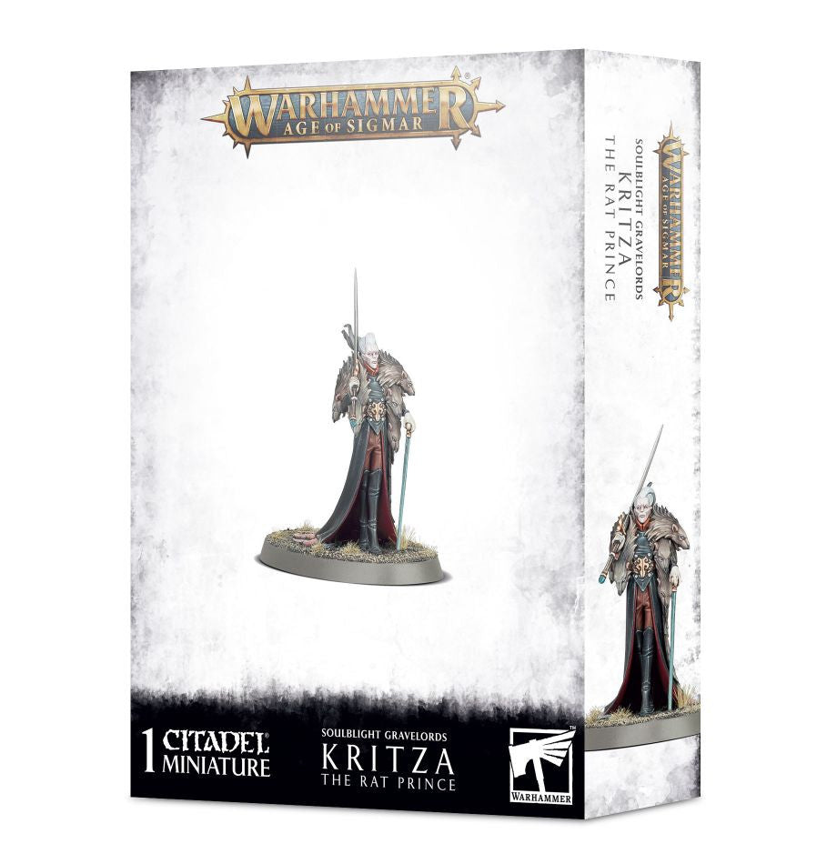 Games Workshop Warhammer Age of Sigmar Soulblight Gravelords Kritza The Rat Prince 91-54