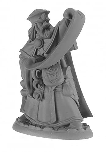 Reaper Dungeons And Dragons Monster Reaper Damras Deveril Wizard Bones USA Unpainted Plastic Figure Miniature D&D 30007