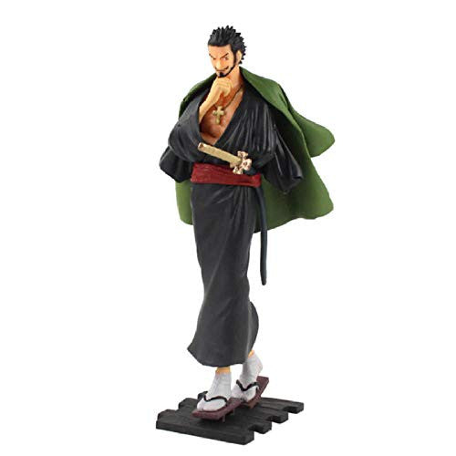 21cm One Piece Treasure Cruise World Journey Vol.3 Dracule Mihawk PVC Action Figure Collectible Model Toy