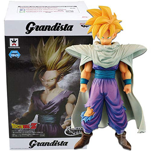 Banpresto Dragonball Z Grandista Resolution of Soldiers Son Gohan Toy, Multicolor