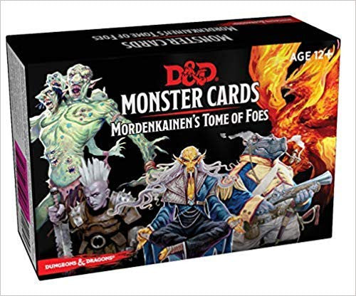 Dungeons & Dragons: Mordenkainen's Tome of Foes (Monster Cards, Accessory): Spellbook Cards