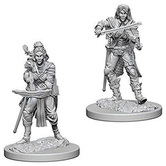 Paizo Dungeons and Dragons Elf BardPathfinder Deep Cuts Unpainted s Wave 4 Elf Female Bard Miniature D&D WZK72611