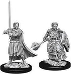Dungeons and Dragons WizKids Nolzurs Marvelous Male Human Cleric W8 Unpainted Miniatures D&D WZK73672