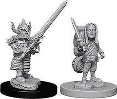 Dungeons and Dragons Wizkids Halfling Fighter Nolzurs Marvelous Unpainted s Wave 6 Male Halfling Fighter Miniature D&D WZK73386