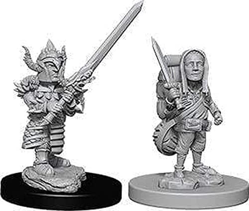 Dungeons and Dragons Wizkids Halfling Fighter Nolzurs Marvelous Unpainted s Wave 6 Male Halfling Fighter Miniature D&D WZK73386