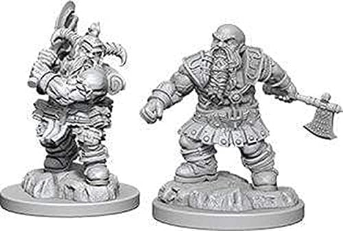 Wizkids Dungeons And Dragons Dwarf Barbarian Nolzur's Marvelous Unpainted S Wave 6 Male Dwarf Barbarian Miniature D&D WZK73391